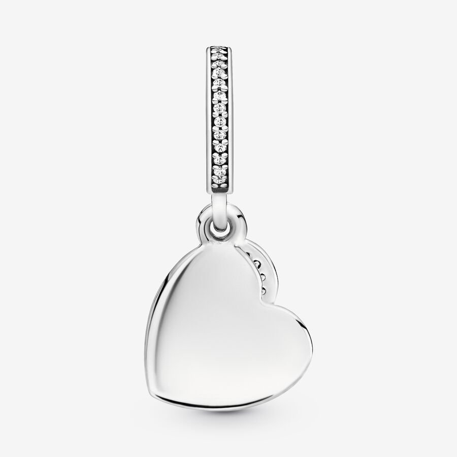 Pendre Pandora Forever Friends with Clear CZ Argent | 7489-ZTHOP