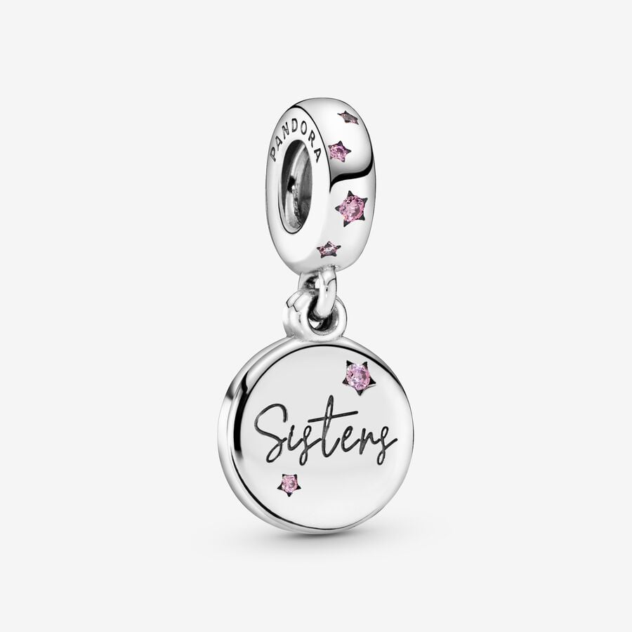 Pendre Pandora Forever Sisters Argent | 7351-ZQIAW