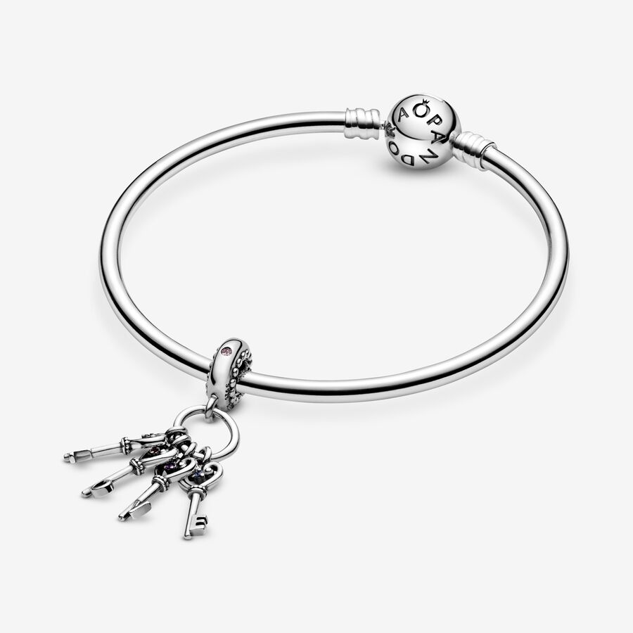 Pendre Pandora Keys of Love Argent | 7526-NFKSZ