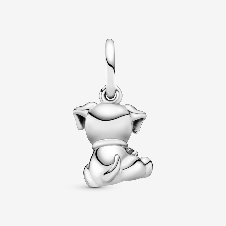 Pendre Pandora Labrador Puppy Argent | 6508-IYEHM