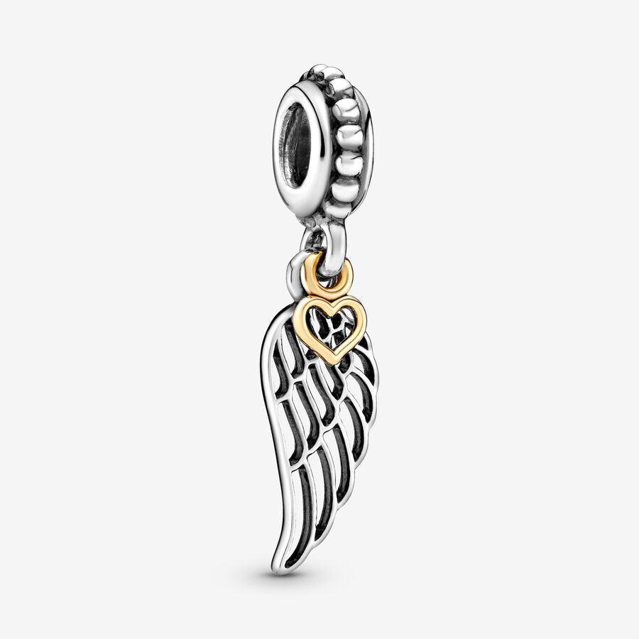 Pendre Pandora Love & Guidance Angel Wing Two-tone | 0895-DEUHP