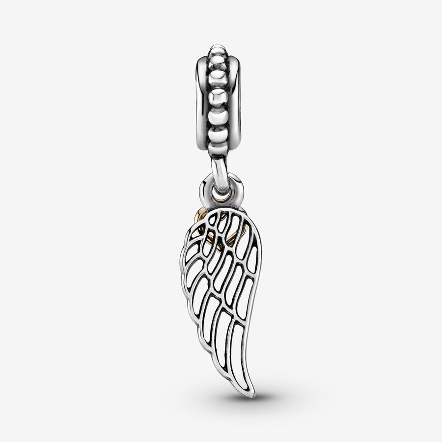 Pendre Pandora Love & Guidance Angel Wing Two-tone | 1375-EBGDV