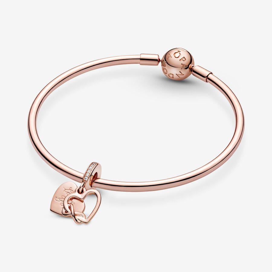 Pendre Pandora Love You Infinity Rose Doré | 5243-ZYUIA