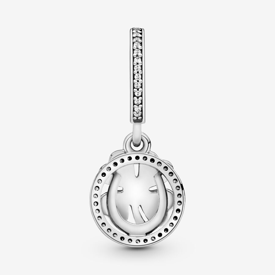 Pendre Pandora Lucky Four-Leaf Clover Argent | 1648-LOYHF