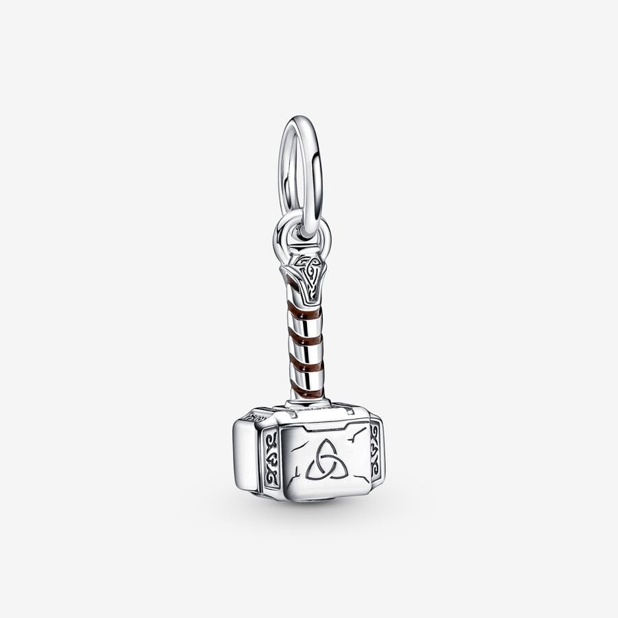 Pendre Pandora Marvel The Avengers Thor\'s Hammer Argent | 3940-WHYBV