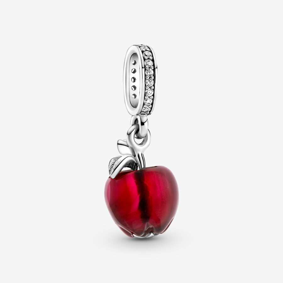 Pendre Pandora Murano Glass Red Apple Argent | 0678-WTNLB