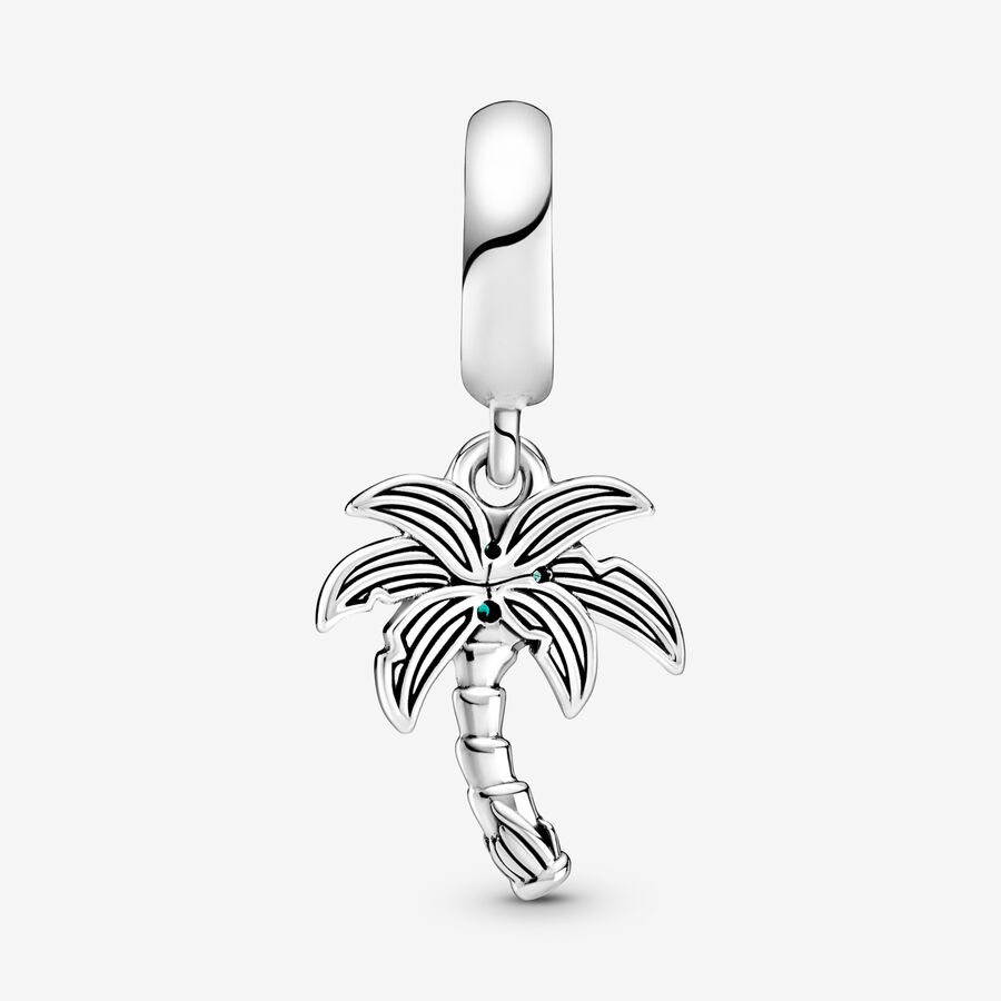 Pendre Pandora Palm Tree & Coconuts Argent | 3061-PWZSY