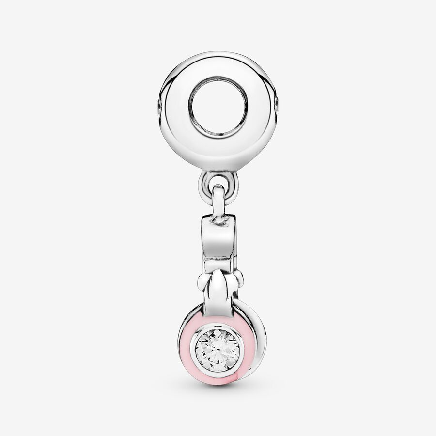 Pendre Pandora Pink Headphones Argent | 4108-PEDYW