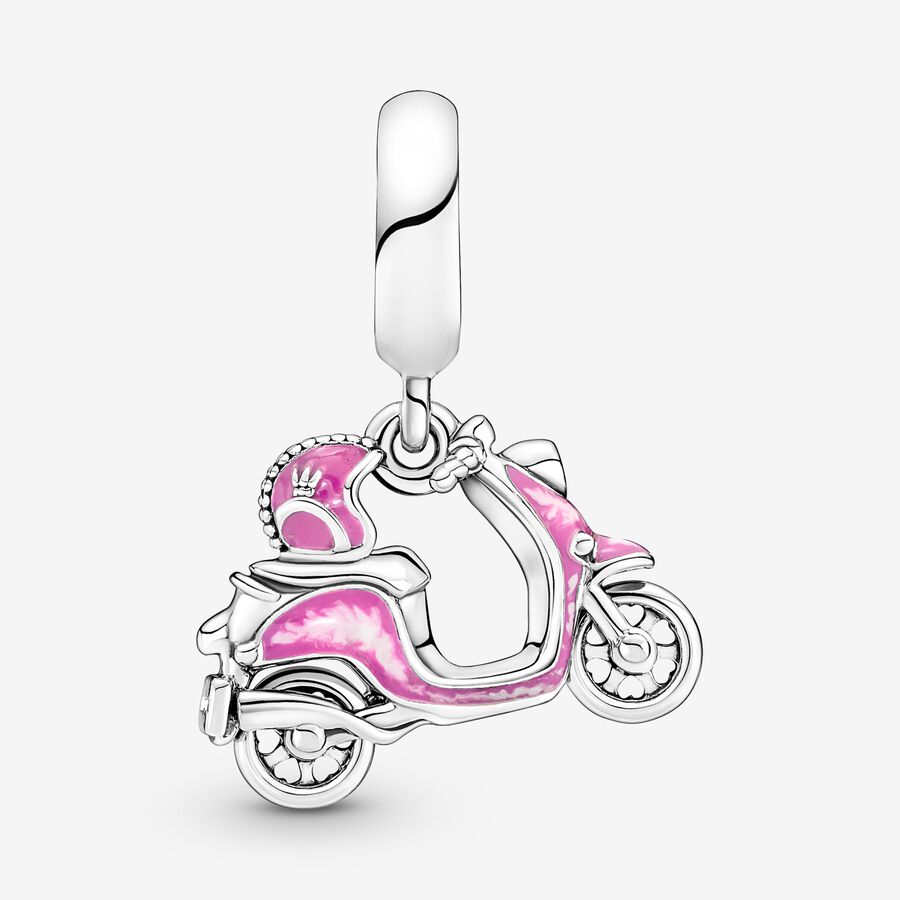 Pendre Pandora Pink Scooter Argent | 2745-MCNQL