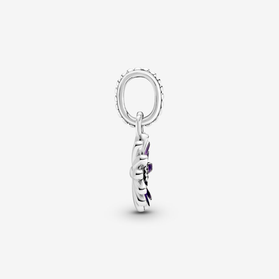 Pendre Pandora Purple Daisy Argent | 4962-VMSTO