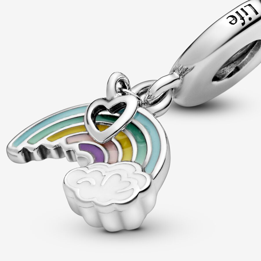 Pendre Pandora Rainbow Cloud Argent | 9031-IJYWK