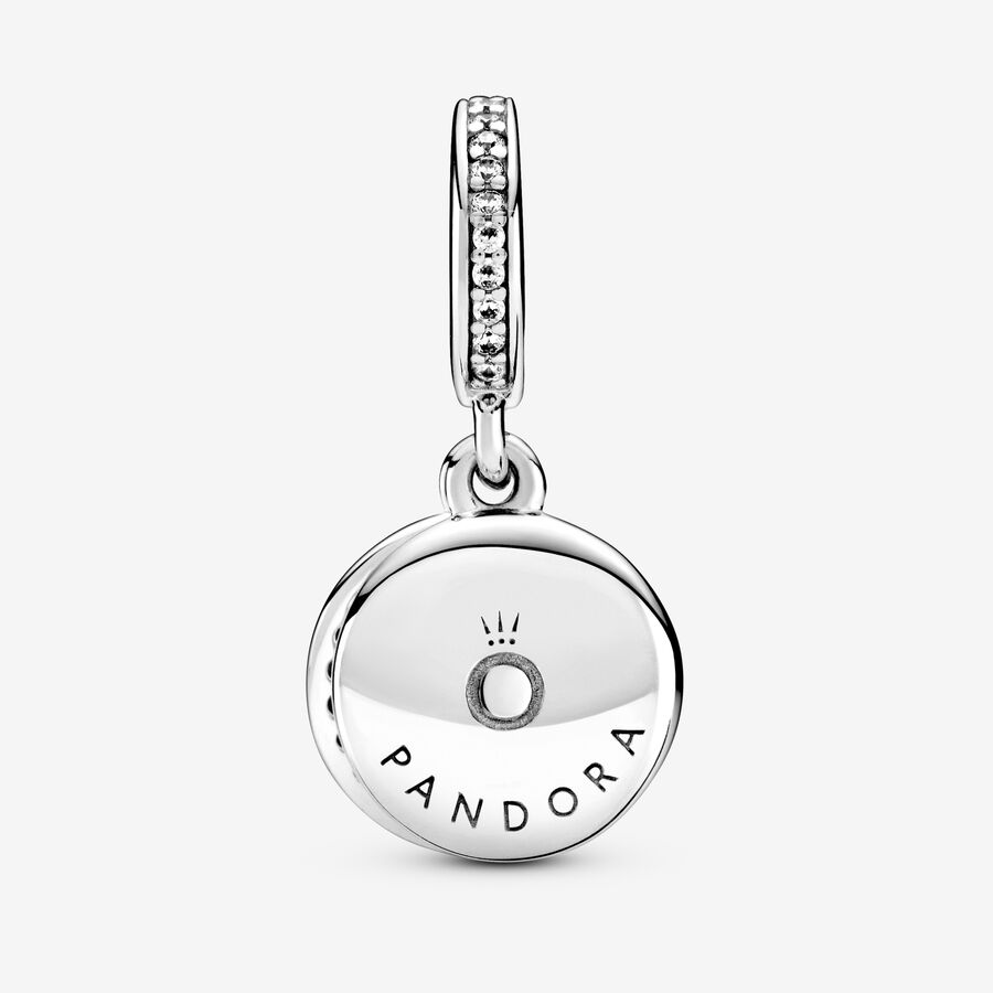 Pendre Pandora Sparkling Red Disc Double Argent | 5790-GBUSP