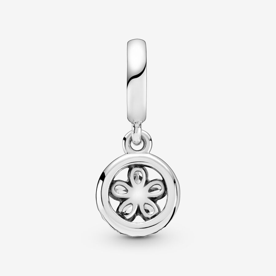 Pendre Pandora Sparkling Snowflake Circle Argent | 3591-ZLJIQ