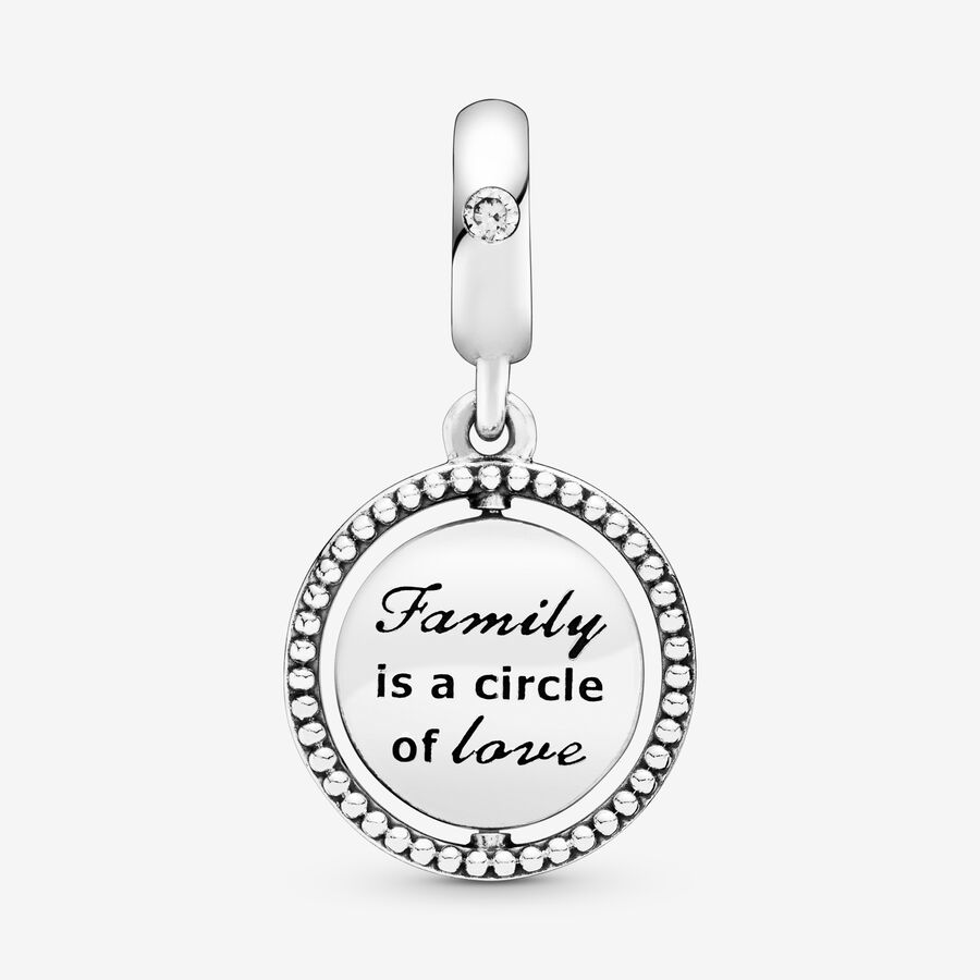 Pendre Pandora Spinning Family Tree Argent | 0281-JIXFP