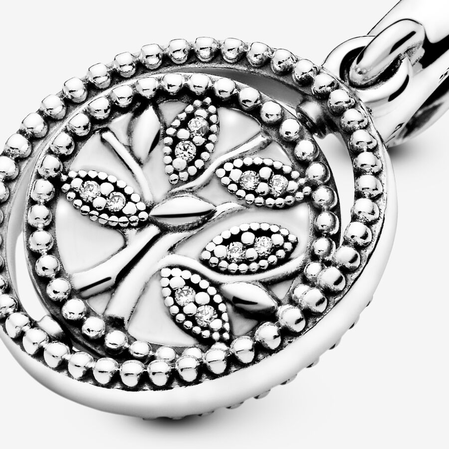 Pendre Pandora Spinning Family Tree Argent | 0281-JIXFP