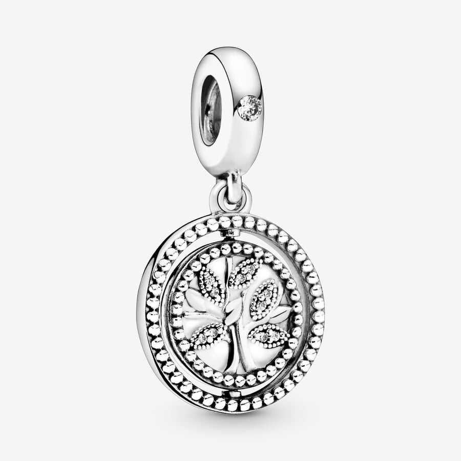 Pendre Pandora Spinning Family Tree Argent | 0281-JIXFP