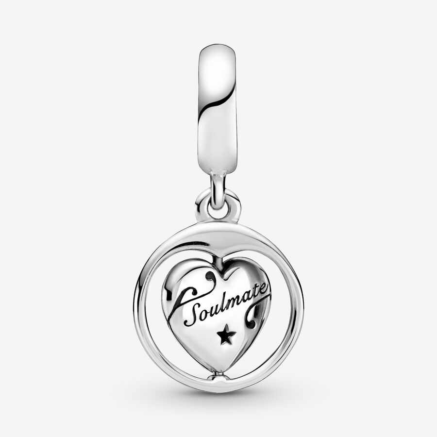 Pendre Pandora Spinning Forever & Always Soulmate Argent | 4516-GRXON