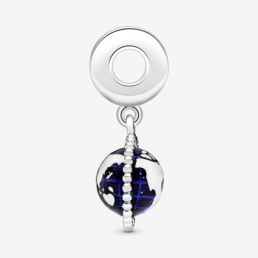 Pendre Pandora Spinning Globe Argent | 5904-CLDJK