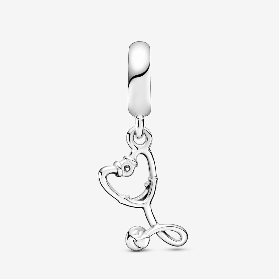 Pendre Pandora Stethoscope Argent | 2891-PVHMQ