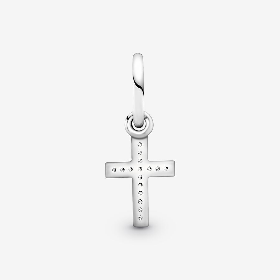 Pendre Pandora Symbol Of Faith Cross with Clear CZ Argent | 0983-LSOKH