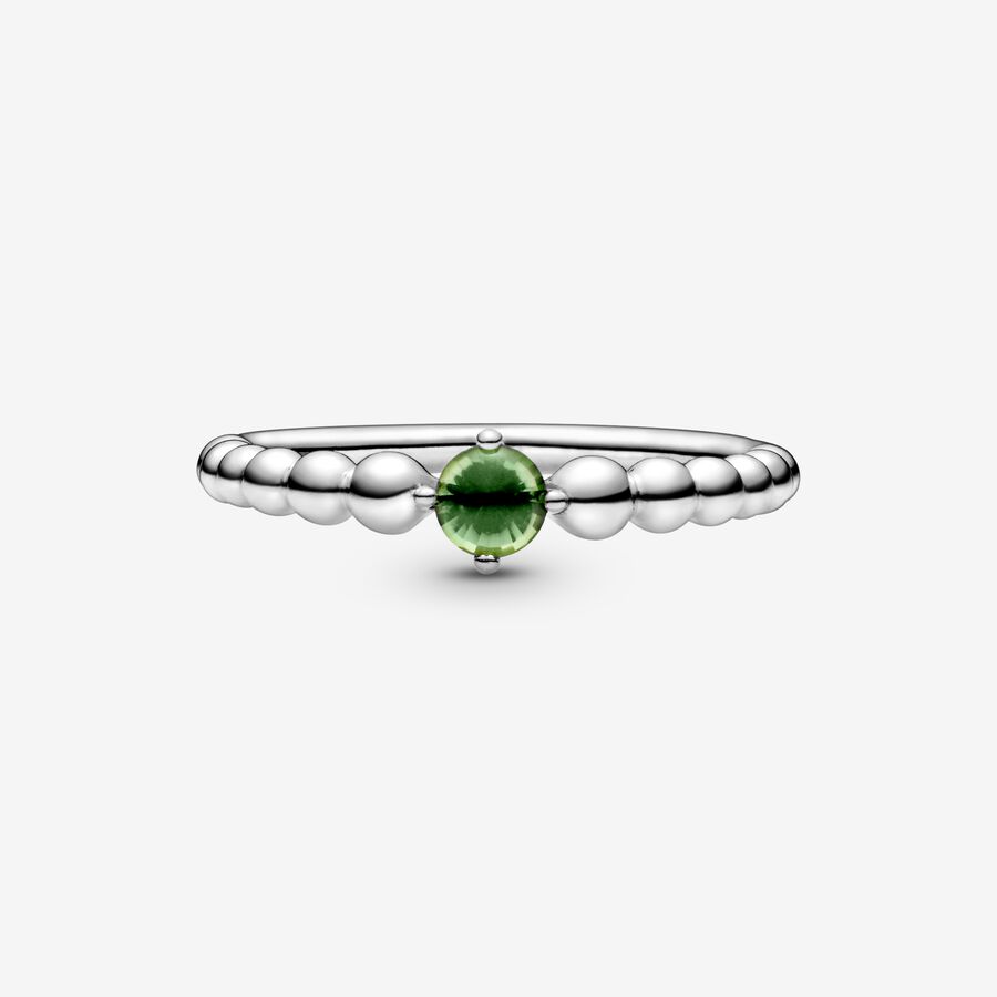 Pierre De Naissance Pandora August Spring Green Beaded Argent | 5423-TBGOE