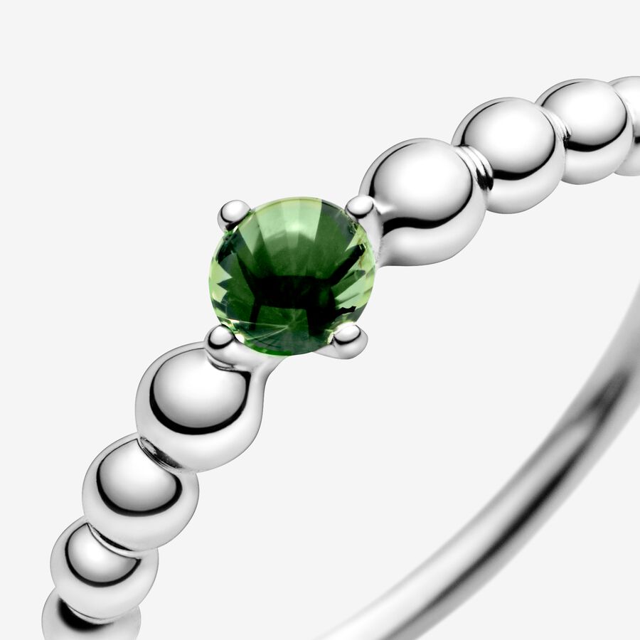 Pierre De Naissance Pandora August Spring Green Beaded Argent | 5423-TBGOE