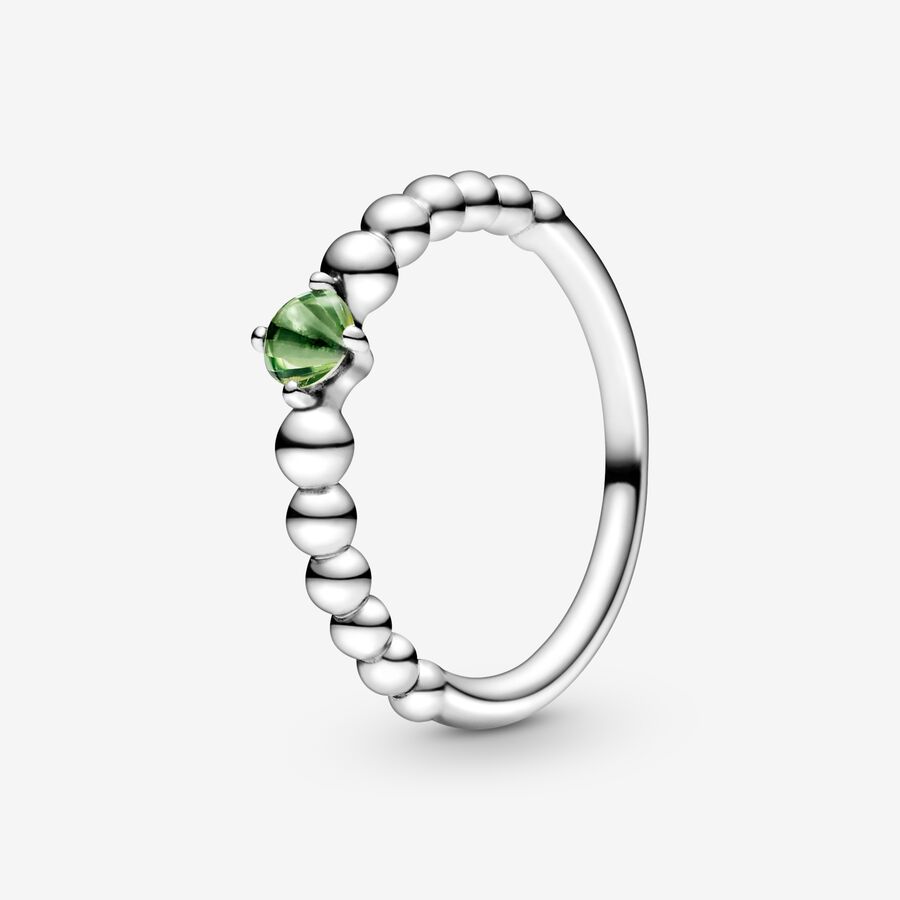 Pierre De Naissance Pandora August Spring Green Beaded Argent | 5423-TBGOE