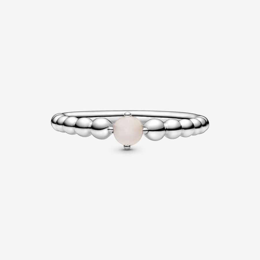 Pierre De Naissance Pandora June Misty Beaded Argent | 9170-MEORU