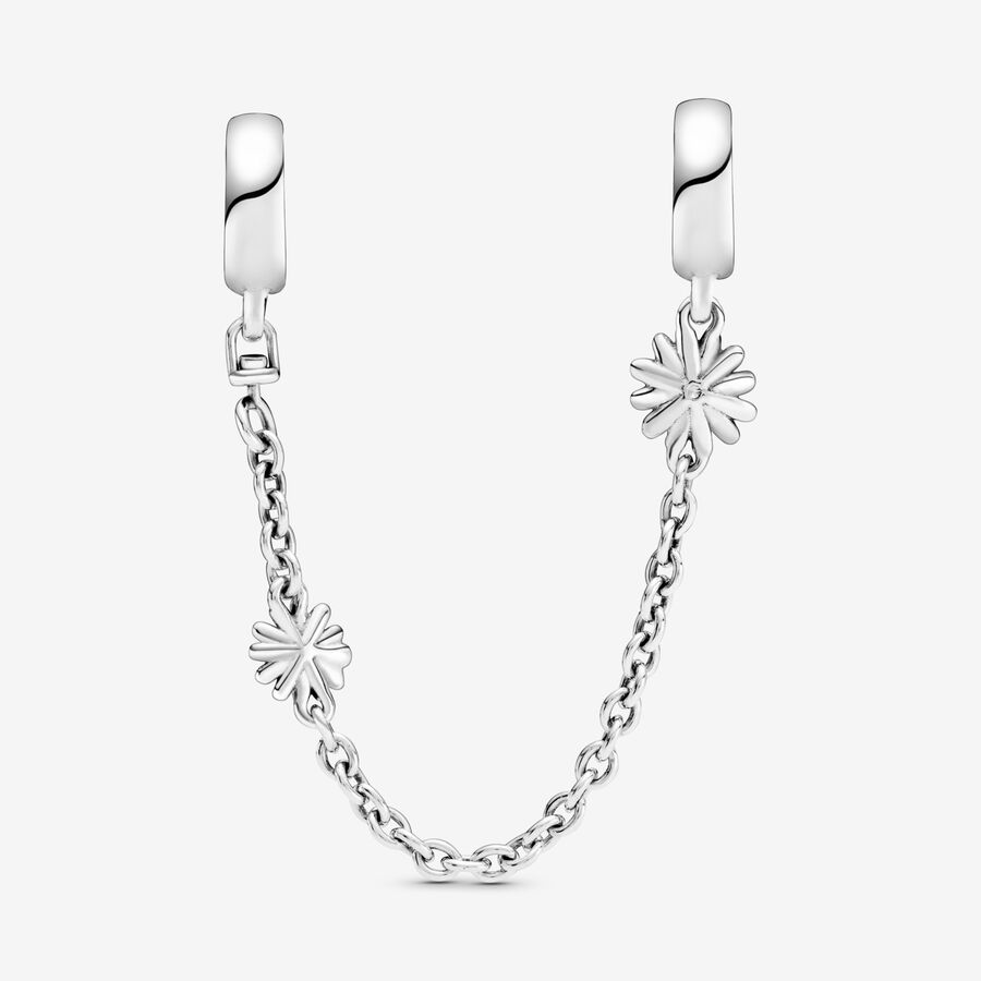 Safety Pandora Daisy Flower Argent | 3581-LAVYR