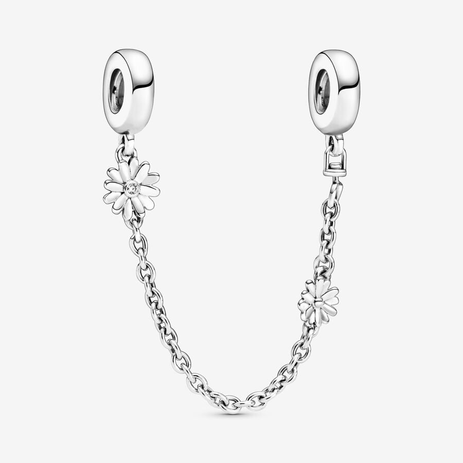 Safety Pandora Daisy Flower Argent | 3581-LAVYR