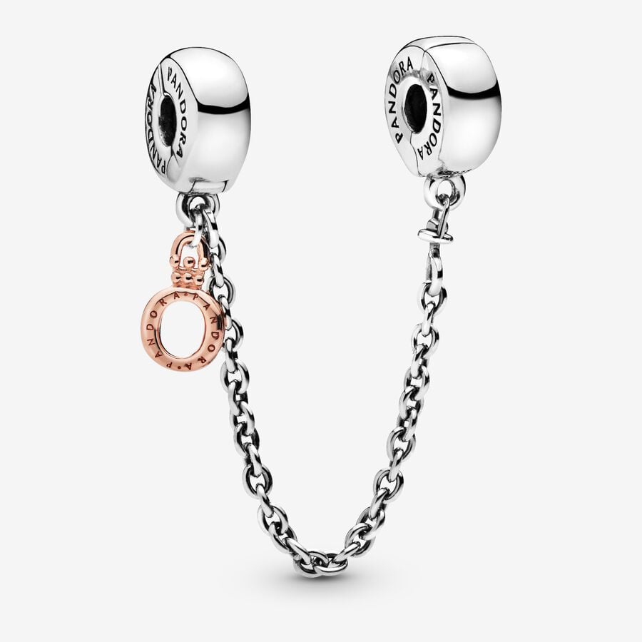 Safety Pandora Dangling Crown O Two-tone | 2968-NILVK