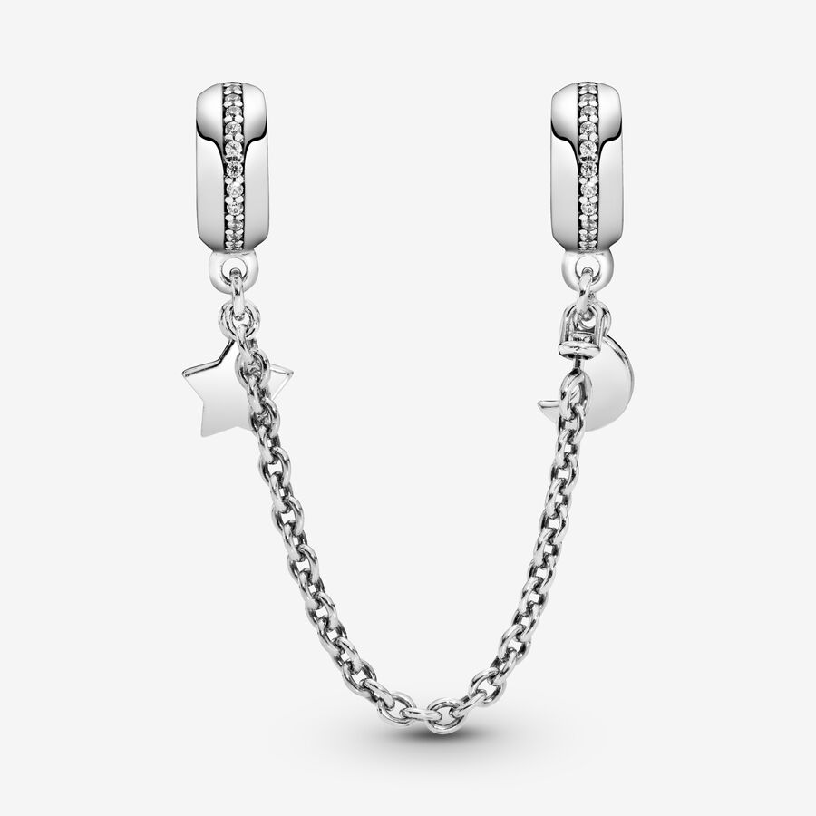 Safety Pandora Half Moon Star Argent | 2506-OTHUM