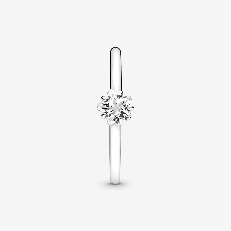 Solitaire Pandora Celestial Sparkling Star Argent | 9218-KUMJG