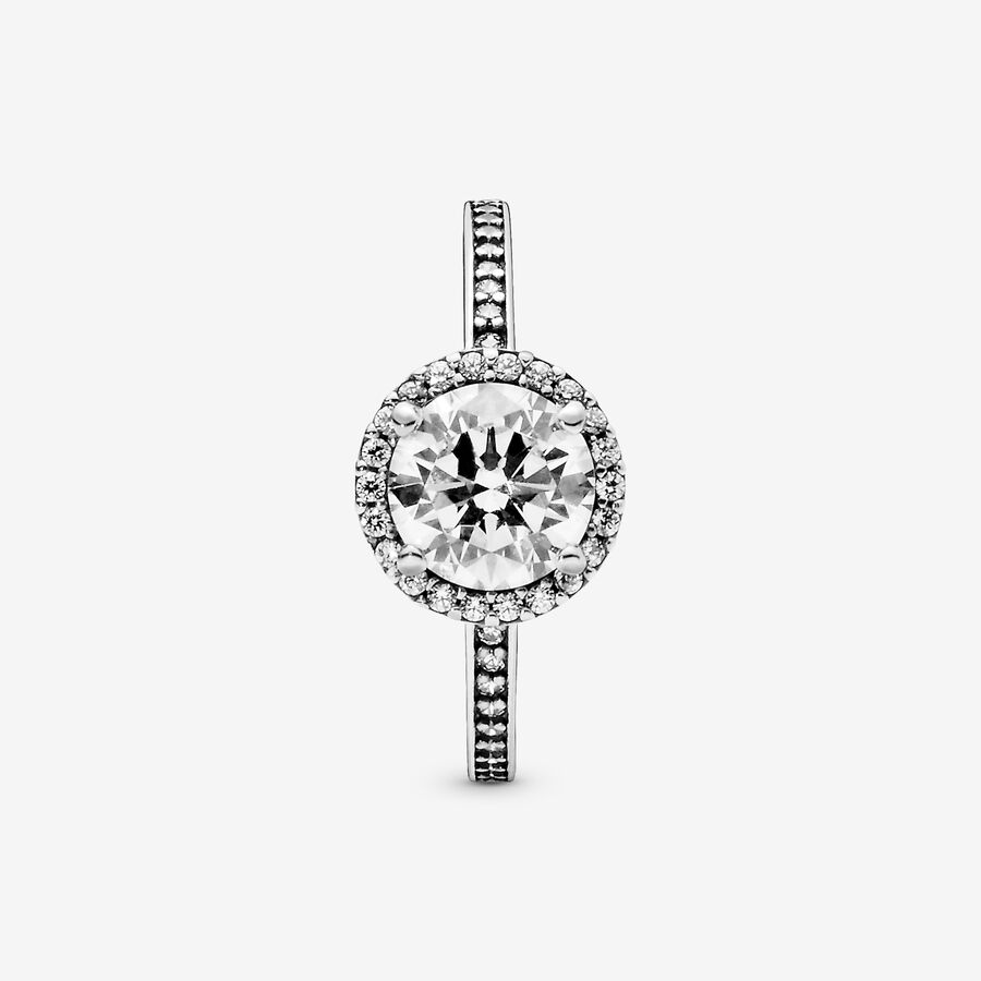 Solitaire Pandora Classiche Elegance with Cubic Zirconia Argent | 2975-DCNHX