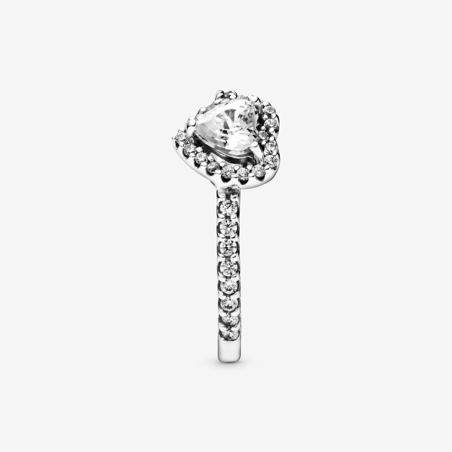 Solitaire Pandora Elevated Argent | 9072-QZAWU