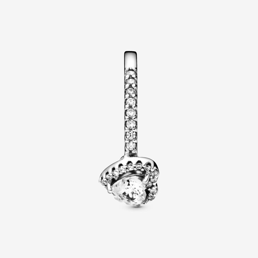 Solitaire Pandora Elevated Argent | 9072-QZAWU