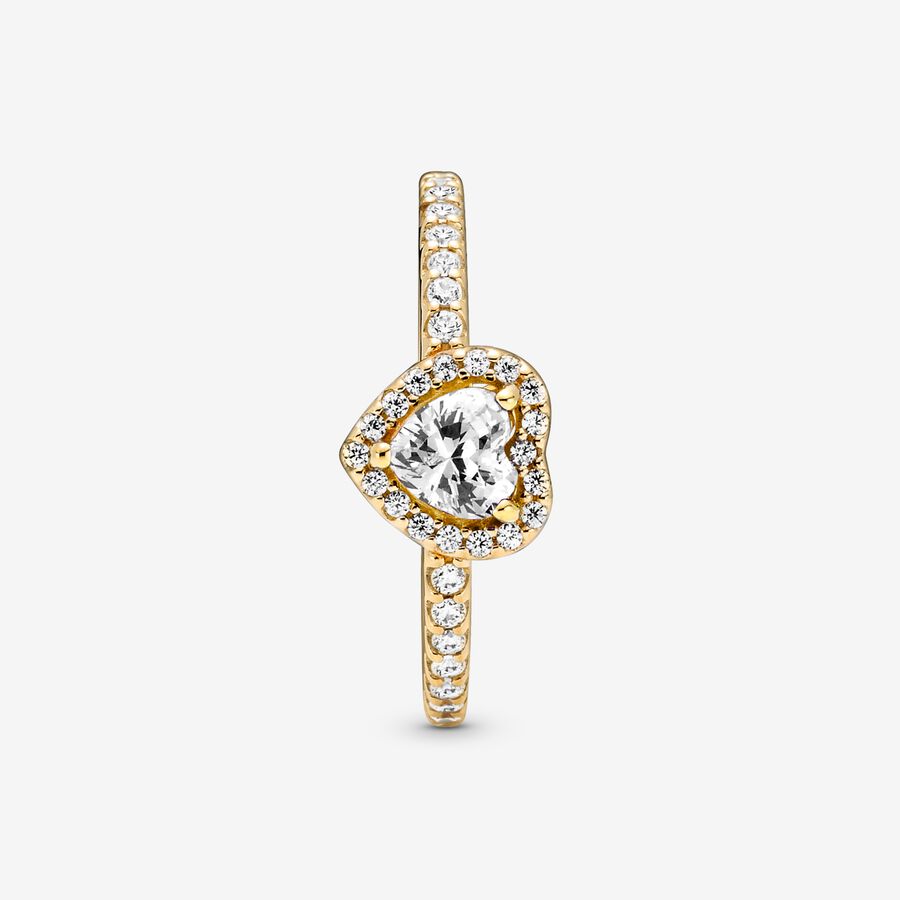 Solitaire Pandora Elevated Doré | 1693-ARWNQ