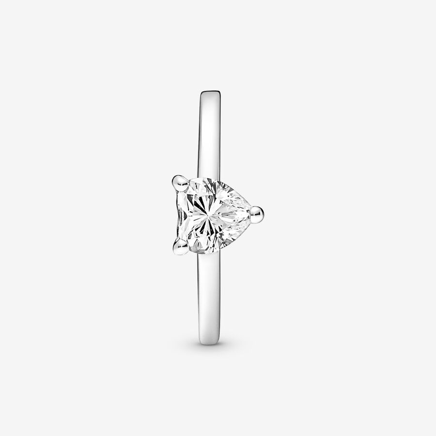 Solitaire Pandora Sparkling Argent | 6190-WLASQ