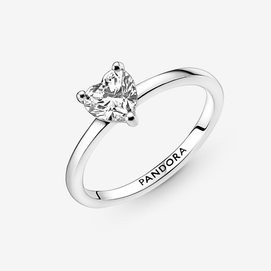 Solitaire Pandora Sparkling Argent | 6190-WLASQ