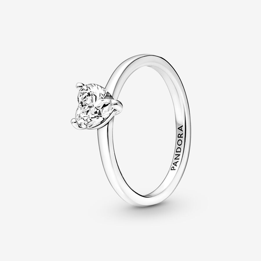 Solitaire Pandora Sparkling Argent | 6190-WLASQ