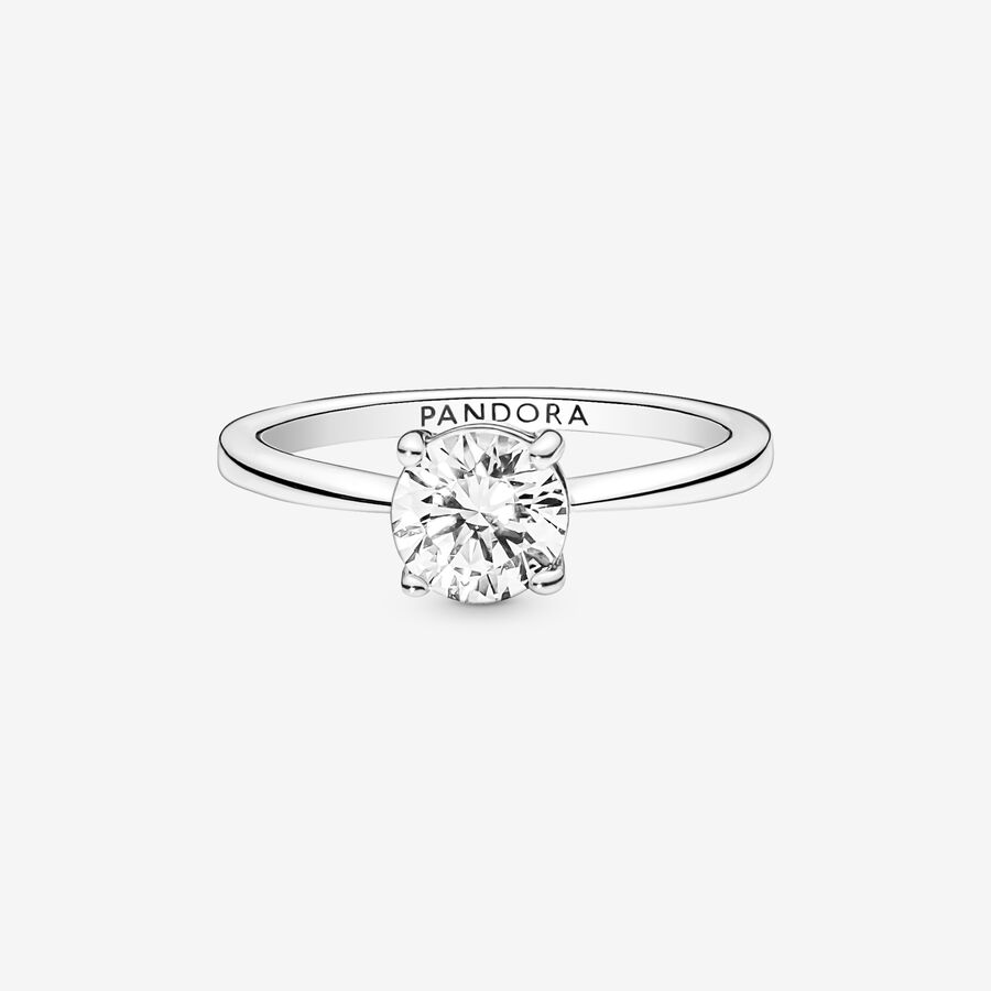 Solitaire Pandora Sparkling Argent | 9534-GFKAZ