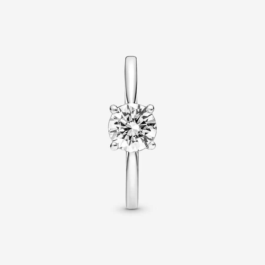 Solitaire Pandora Sparkling Argent | 9534-GFKAZ