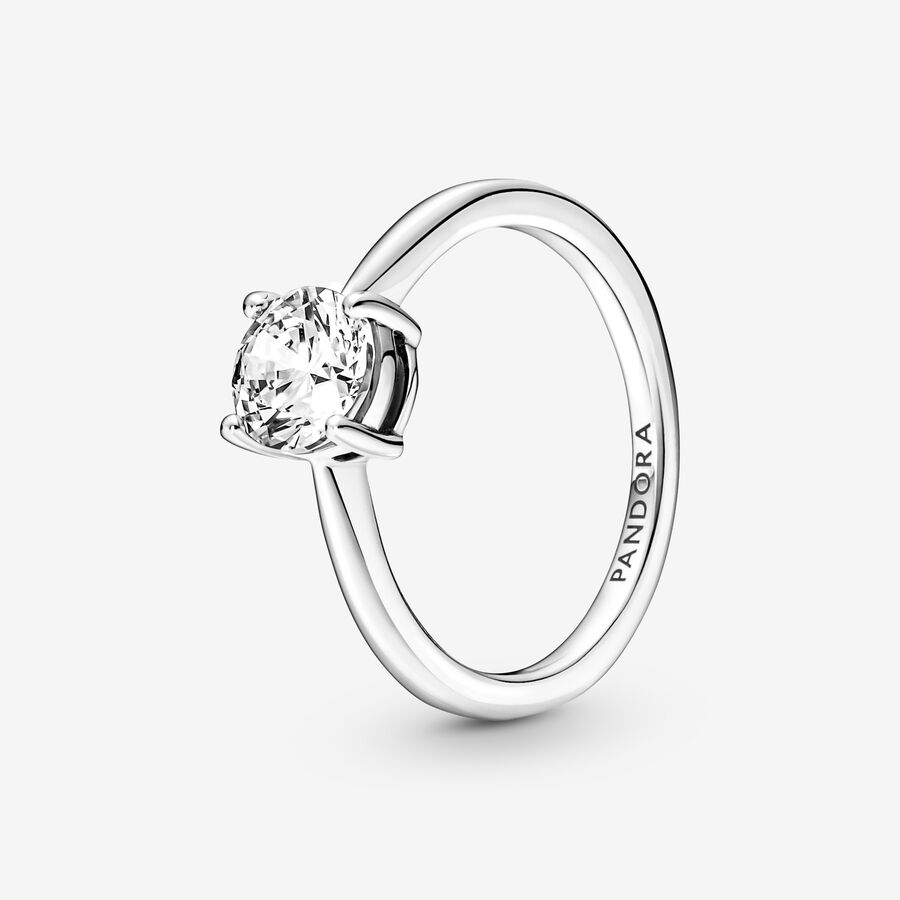 Solitaire Pandora Sparkling Argent | 9534-GFKAZ