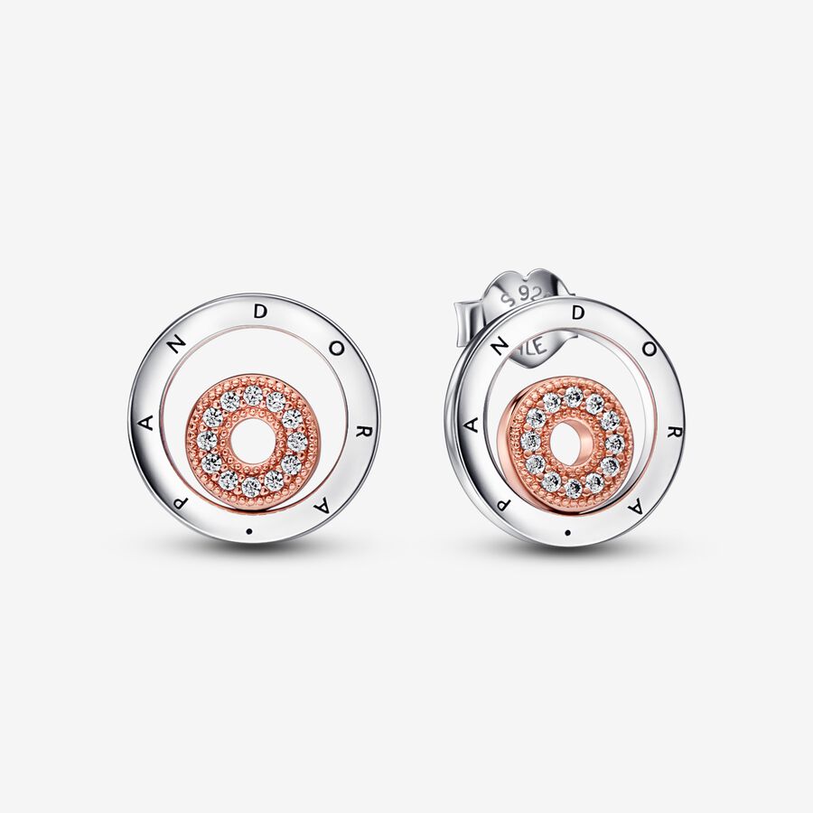 Étalon Pandora Signature Logo Circles Two-tone | 3561-WKACV