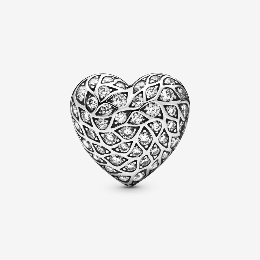 Étalon Pandora Sparkling Pattern Argent | 7598-KMYWS