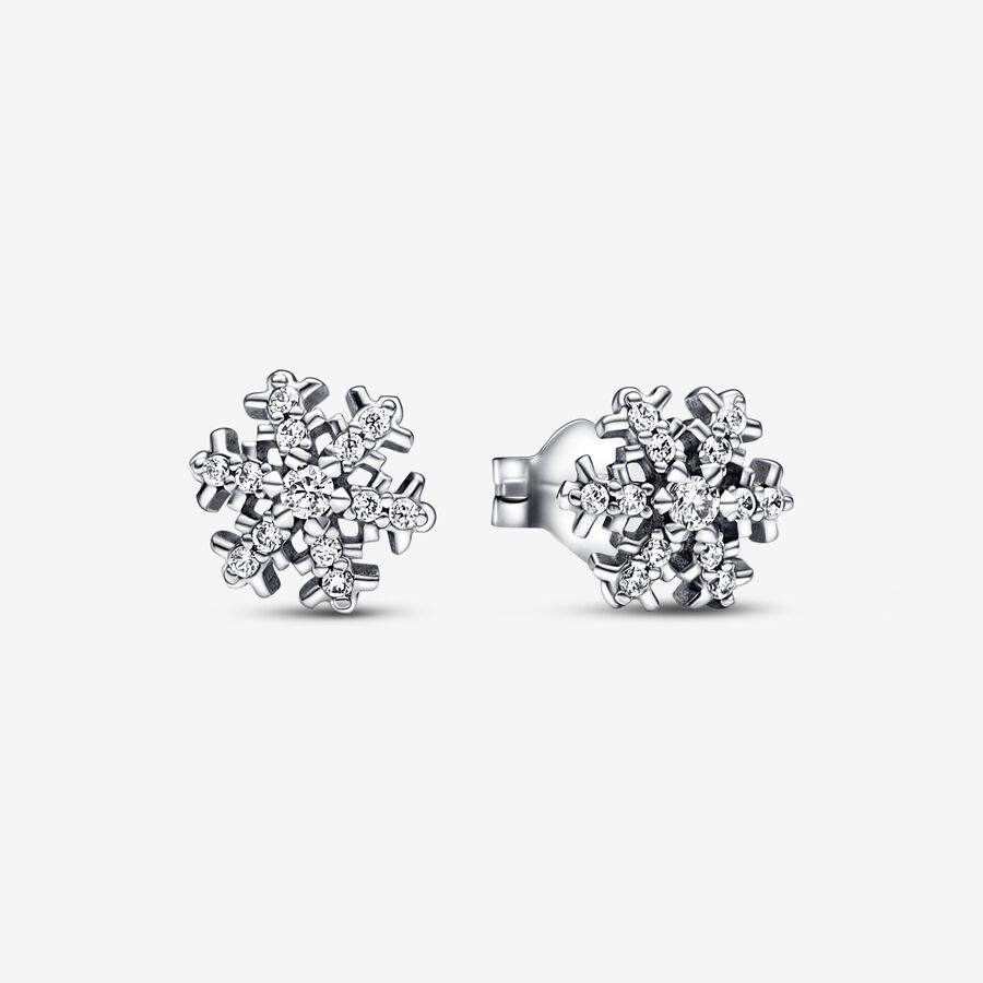 Étalon Pandora Sparkling Snowflake Argent | 5842-TIDPQ