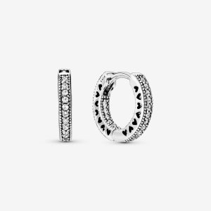 Cerceau Pandora Pave Argent | 6023-KPQNX