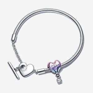 Charmes Pandora Happy Birthday Balloon T-Bar Multicolore | 0567-BGSAH