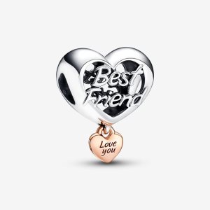 Charmes Pandora Love You Friend Two-tone | 4053-YWTNI