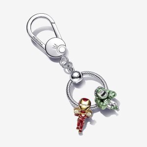 Charmes Pandora Marvel Hulk Iron Man Bag Holder Key Multicolore | 9136-FQHRX